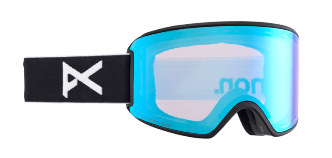 Anon WM3 Wmns Goggle + MFI® Face Mask - Black/Prcv Variable Blue + Prcv Cloudy Pink