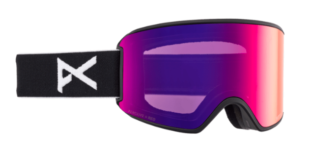 Anon WM3 Wmns Goggle + MFI® Face Mask - Black/Prcv Sunny Red + Prcv Cloudy Burst