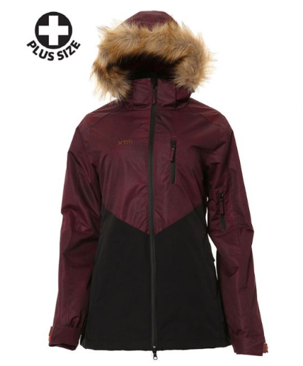 XTM Ayla Plus Wmns Jacket - Shiraz/Black