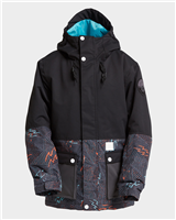Billabong Fifty 50 Boys Jacket - Black Caviar