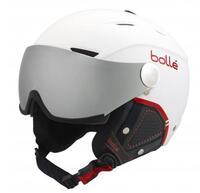 Bolle Backline Visor Premium Helmet - Soft White Red
