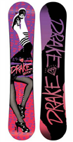 Drake Venice Snowboard Deal - 149cm G2 RED