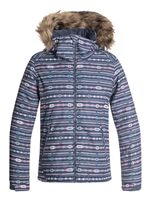 Roxy American Pie Kids Jacket - Blue/Indie Str