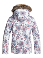 Roxy American Pie Kids Jacket - White/Snowflake