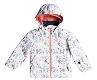Roxy Mini Jetty Jacket - Bright White Animals