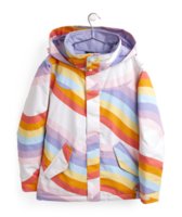 Burton Elodie Kids Jacket - Stout White Rainbow Mashup