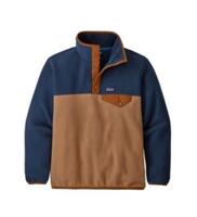 Patagonia Lightweight Synchilla Snap-T Kids Pullover - Beech Brown