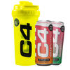 FREE C4 Typhoon Shaker and 2 Smart Energy Cans with C4 Pre Workout 30 serves purchase 