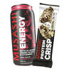 FREE Musashi Energy Can & Crisp Protein Bar with Creatine 350g purchase 