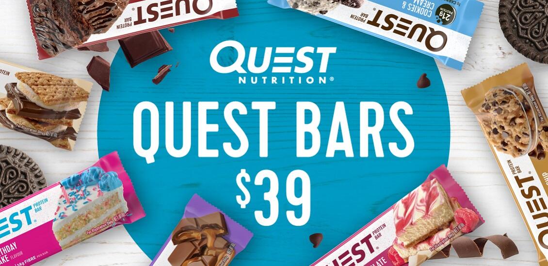 Quest Bars $39 promo 
