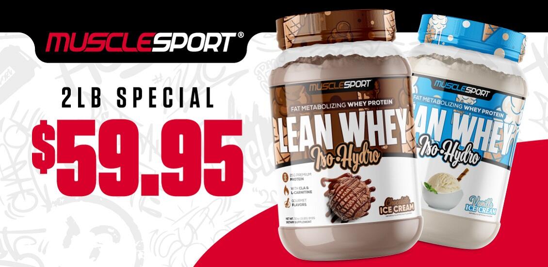 Musclesport special 59 for 2lb protein 