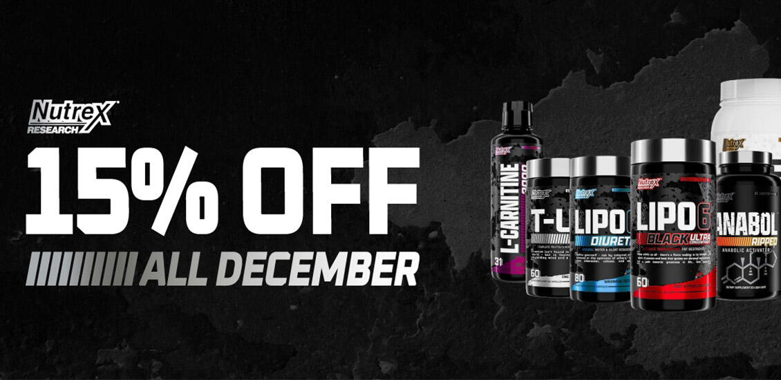 15% off nutrex 