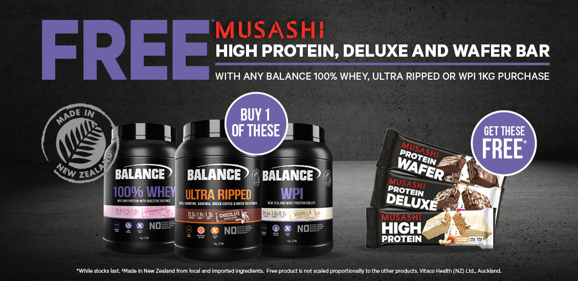 Balance whey protein and mixed bars 