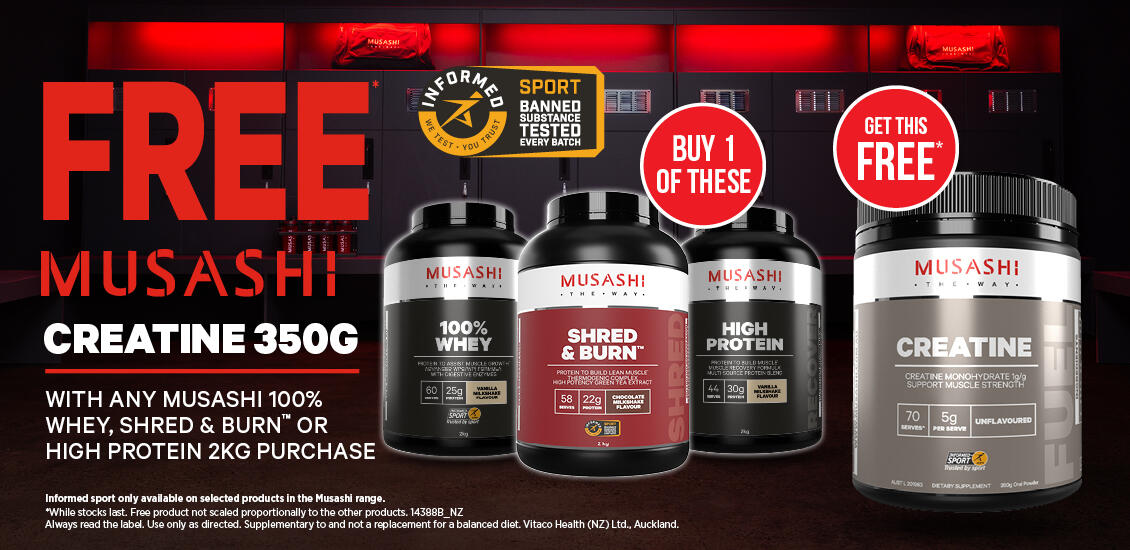 Musashi Creatine Deal 2kg protein 