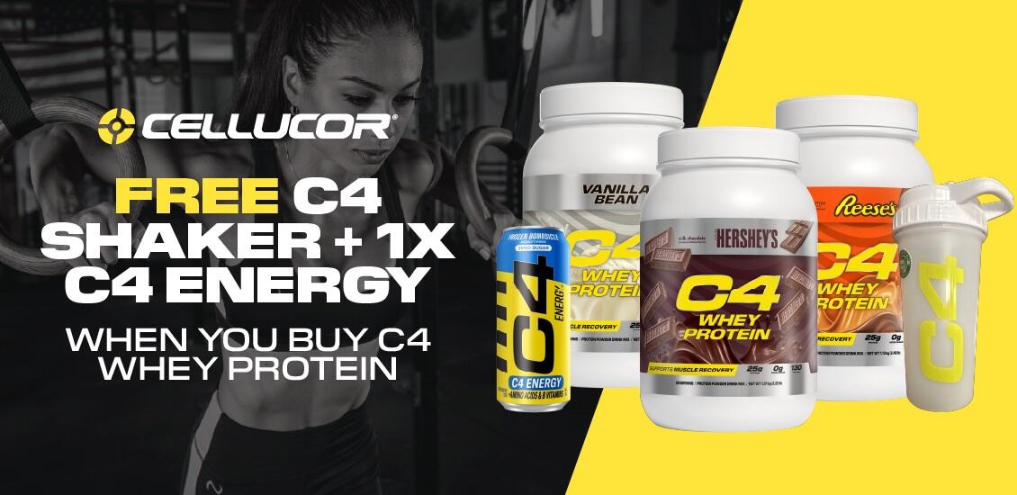 Cellucor Whey Protein and Shaker + Can Bundle 