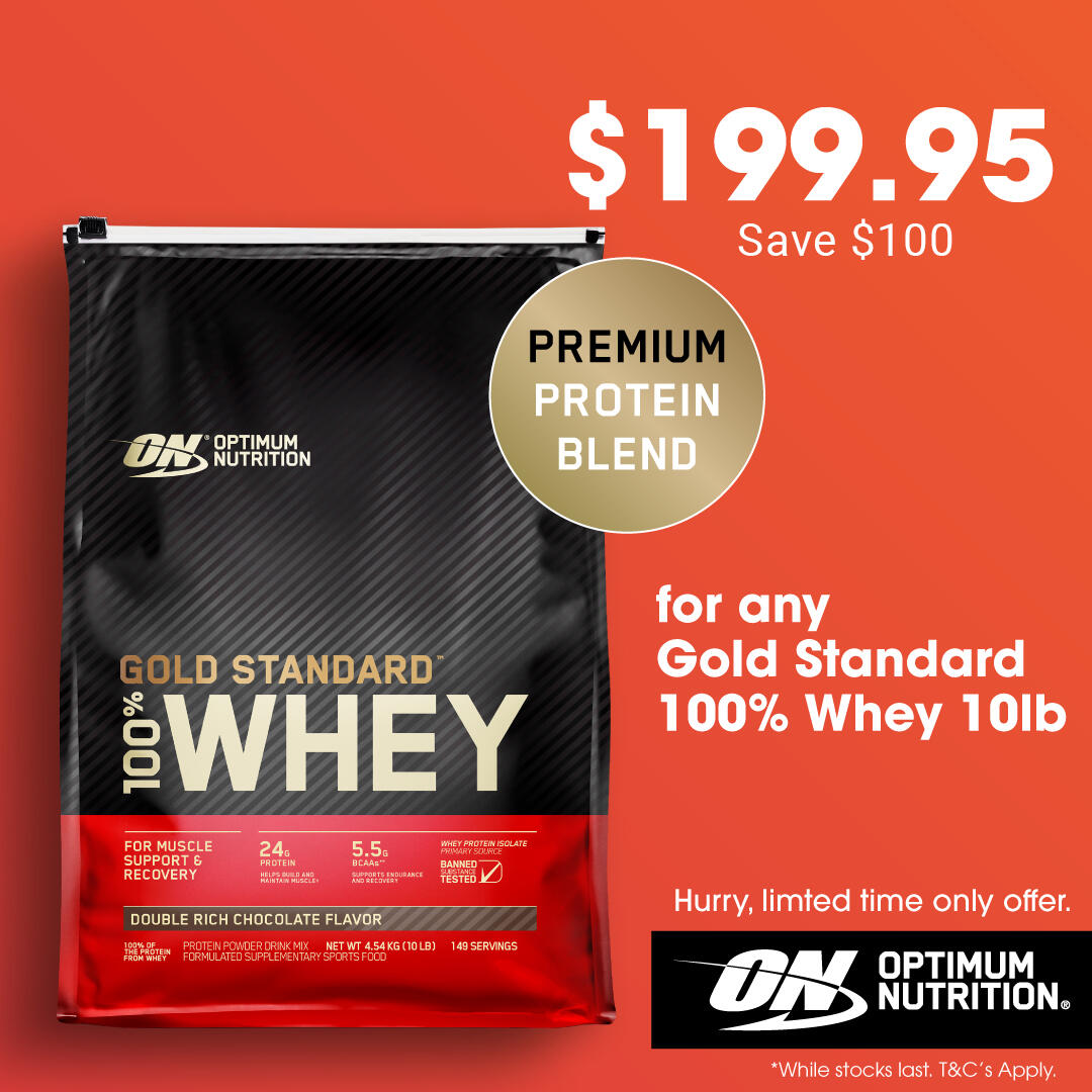 ON Gold standard whey 10lb bag 