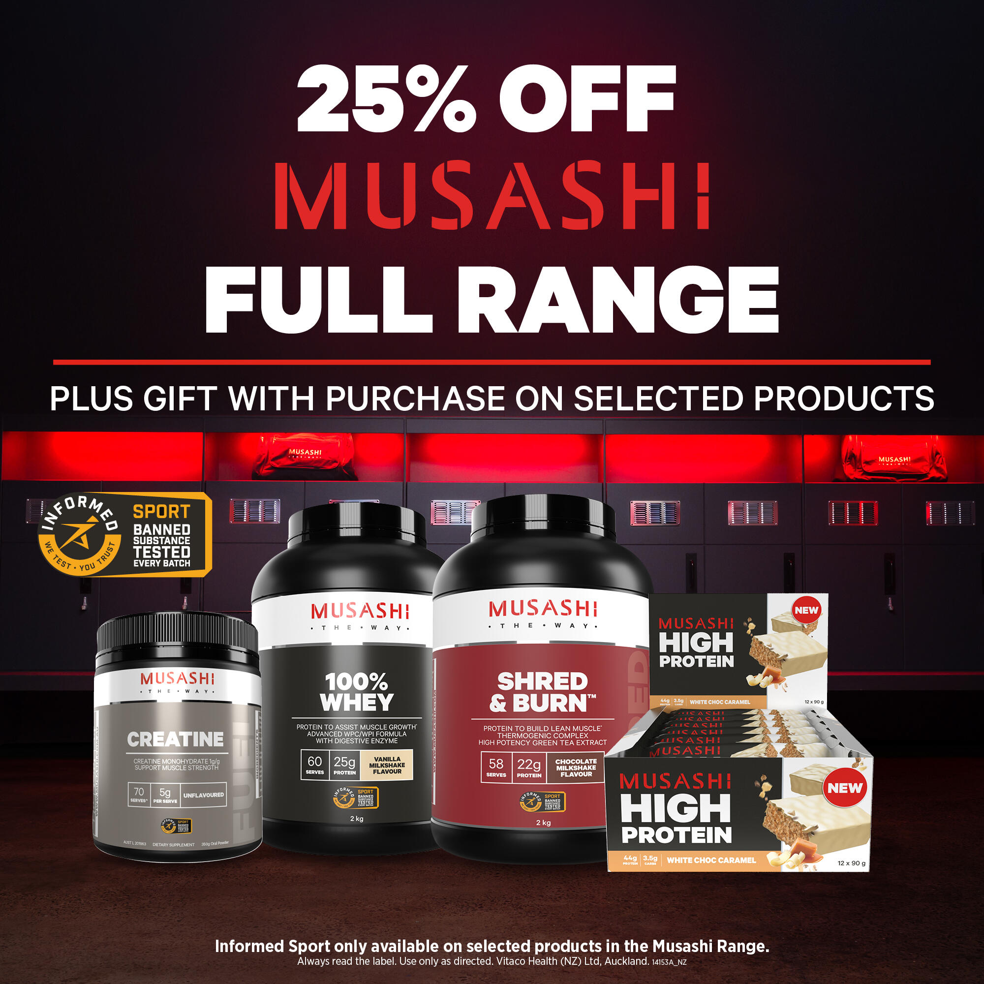 Musashi 25% off banner 