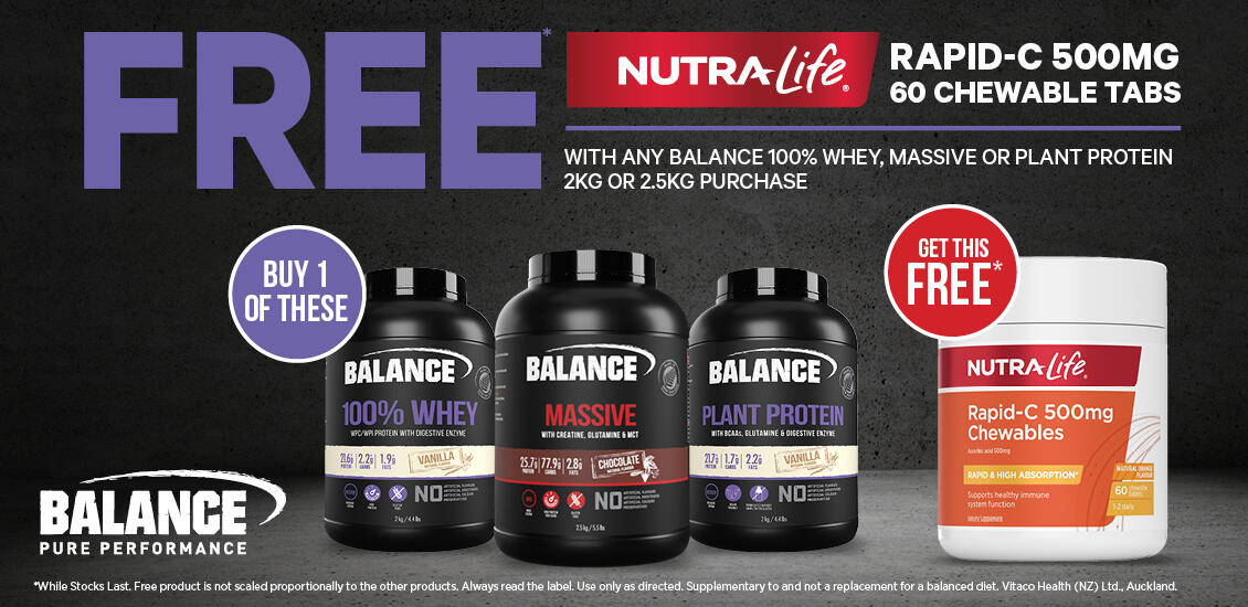Balance nutra life vitamin C and proteins 