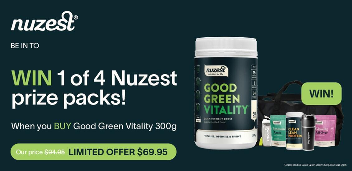 Nuzest good greens giveaway 