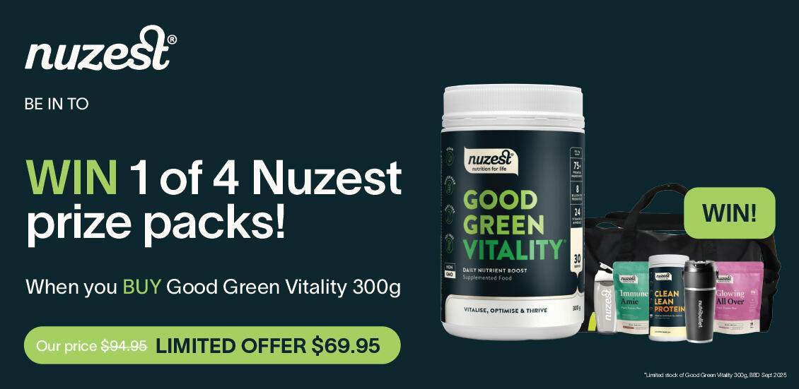 Nuzest good greens giveaway 