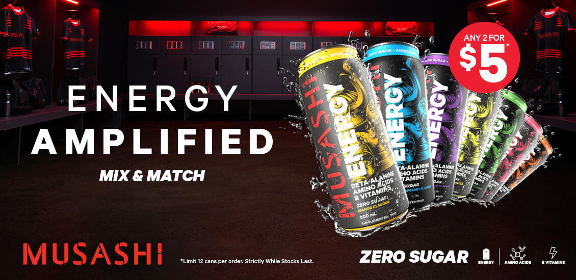 Musashi $5 energy combo