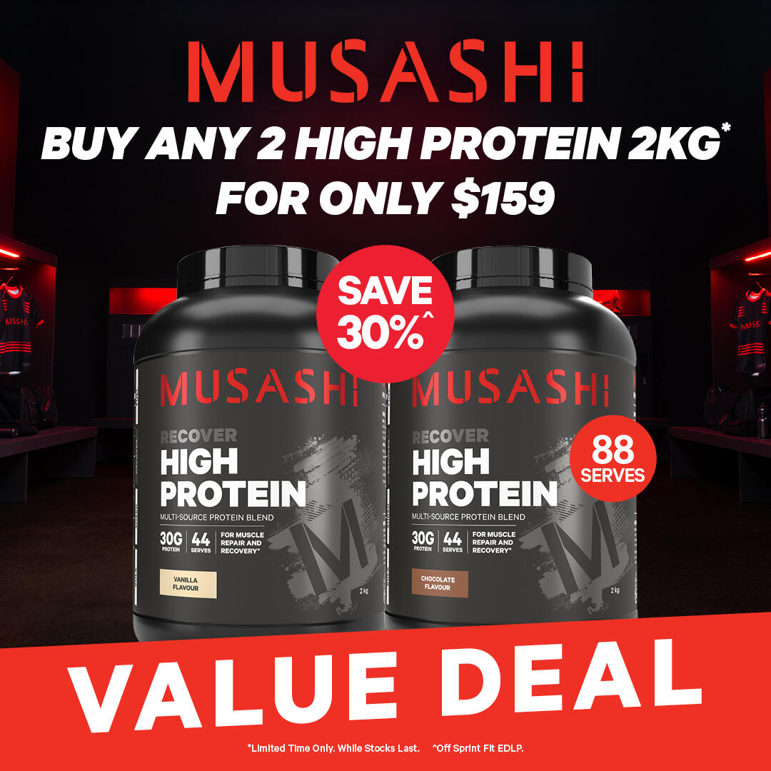 Musashi high protein double combo 
