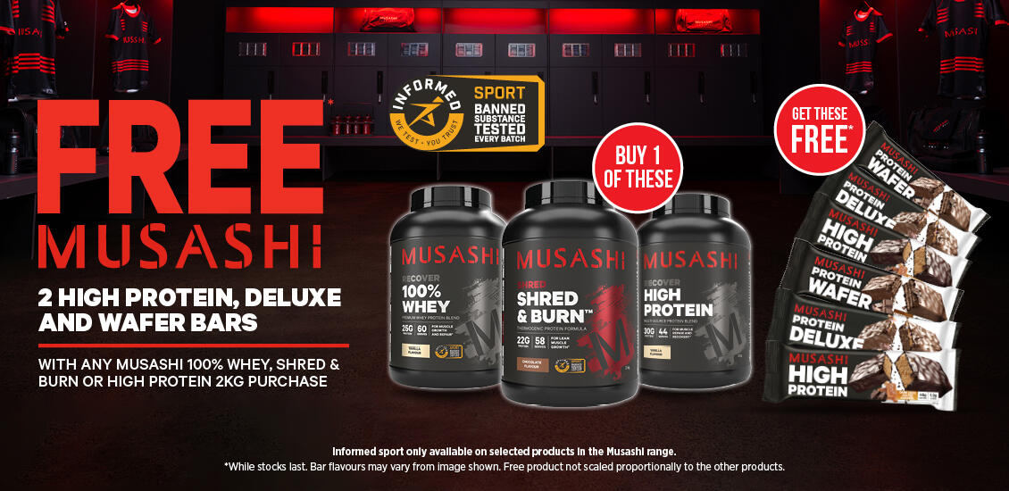 Musashi mix bars protein 2kg protein 