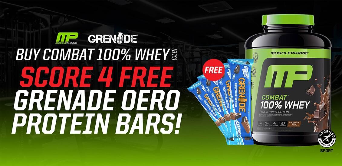 Musclepharm whey and grenade protein bars 