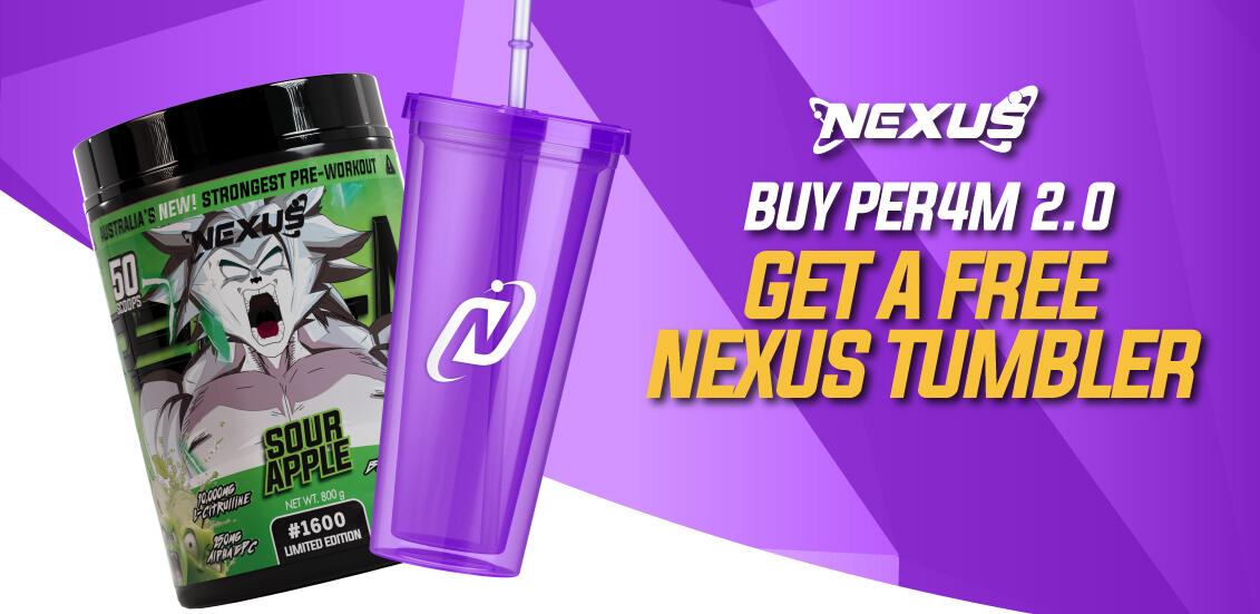 NEXUS Purple Tumbler with per4m 2.0 
