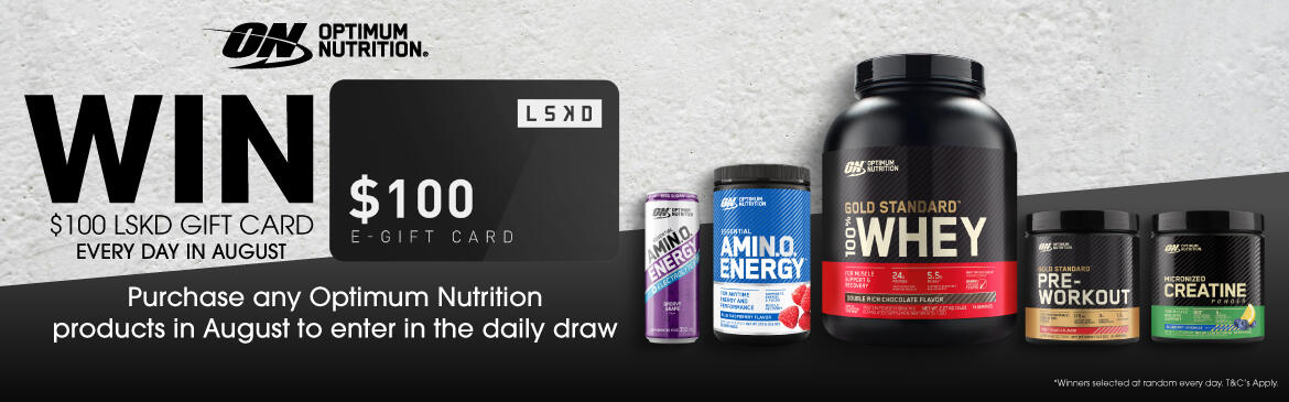 LSKD promo optimum nutrition 