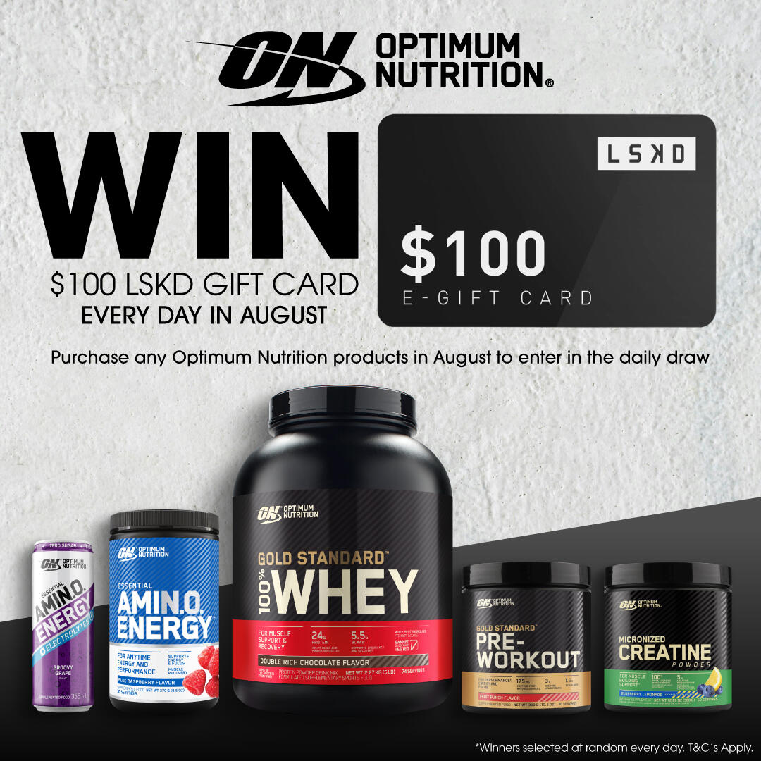 LSKD optimum nutrition promotion 