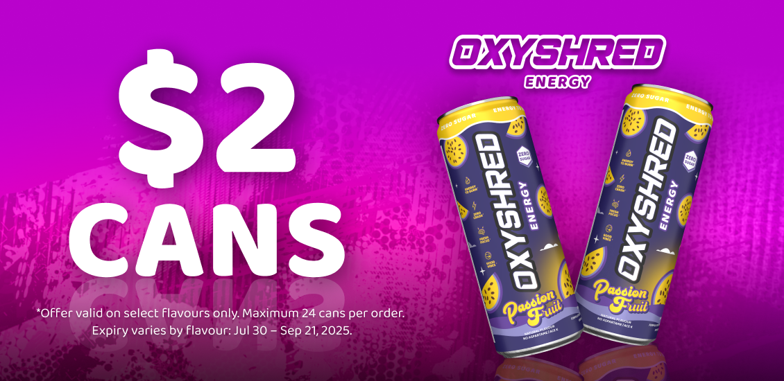 Ultra Energy Passion fruit $2 cans 