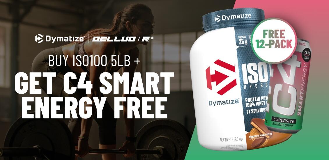 Dymatize 5lb and tray of smart energy 