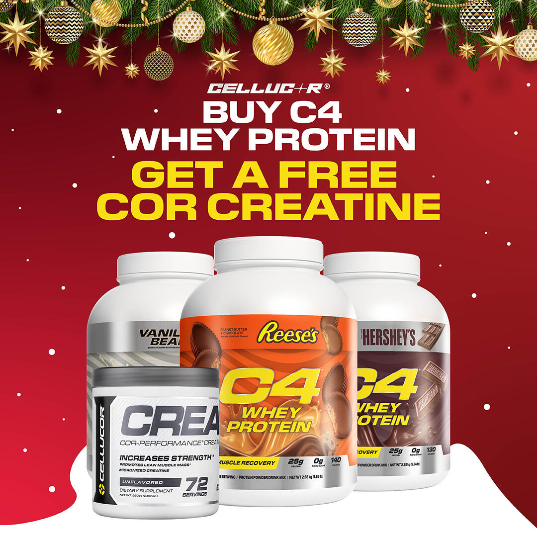 c4 whey protein and free creatine 