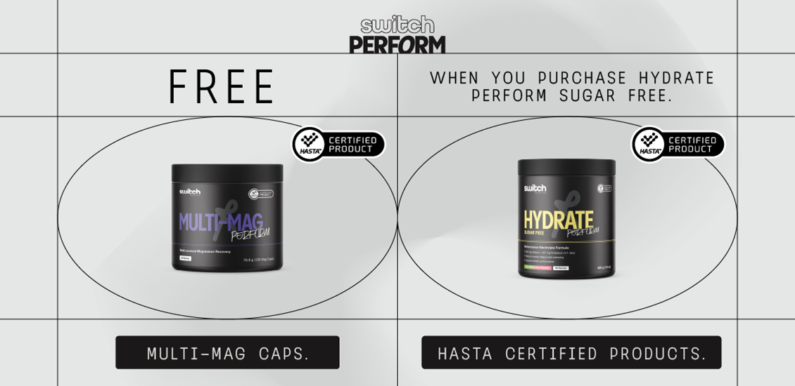 Switch Hydrate perform and free mag caps 