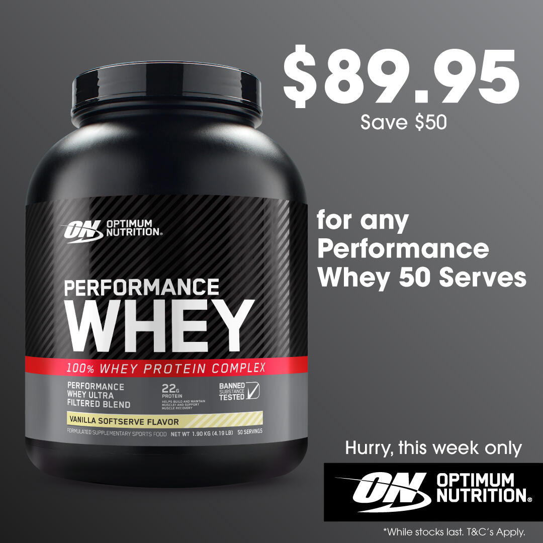 Optimum nutrition performance whey 