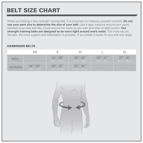 Harbinger 7.5 Firm Fit Contoured Lifting Belt