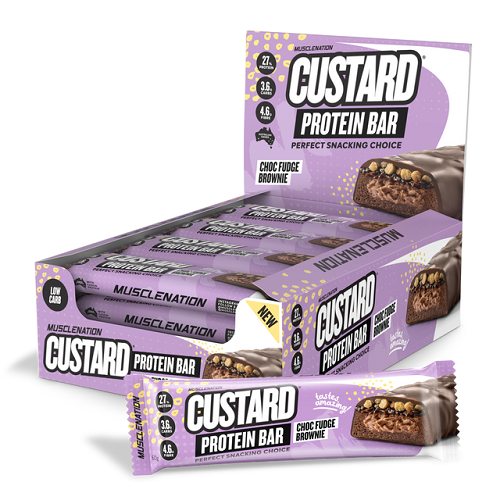 Muscle Nation Custard Protein Bar | Sprint Fit NZ