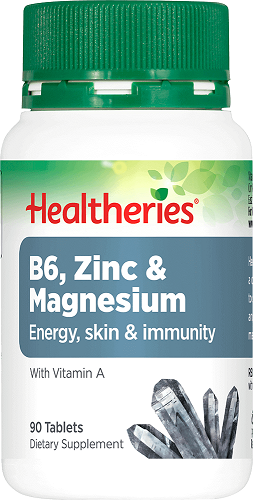 HEALTHERIES B6 ZINC & MAGNESIUM TABLETS