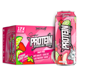 NEXUS SPORTS NUTRITION SUPER PROTEIN SPARKLING WATER