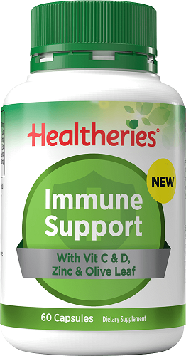 HEALTHERIES IMMUNE SUPPORT CAPSULES