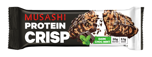 MUSASHI PROTEIN CRISP SINGLE BARS