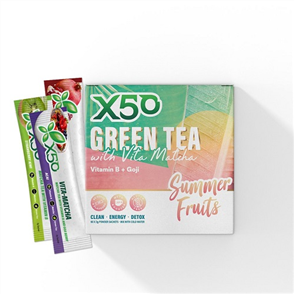 X50 GREEN TEA VITA MATCHA SUMMER FRUITS MIX