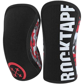 Rocktape Knee Sleeves Assassins Red Camo 5Mm Pair