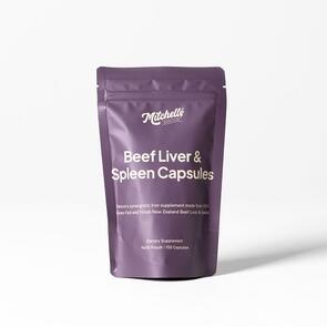 MITCHELLS BEEF LIVER & SPLEEN CAPSULES REFILL POUCH