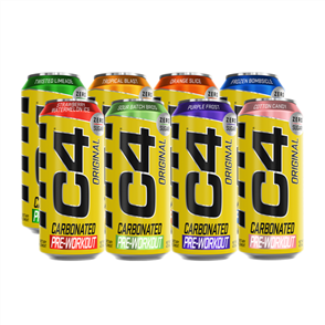 CELLUCOR C4 CARBONATED ON-THE-GO CANS MIX PACK