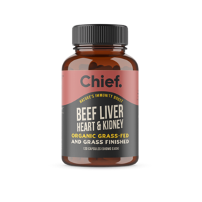 CHIEF ORGANIC BEEF LIVER, HEART & KIDNEY IMMUNITY BOOST