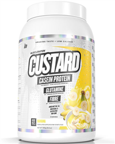 MUSCLE NATION CUSTARD CASEIN PROTEIN