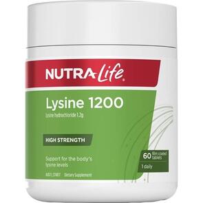 NUTRA-LIFE L-LYSINE 1200
