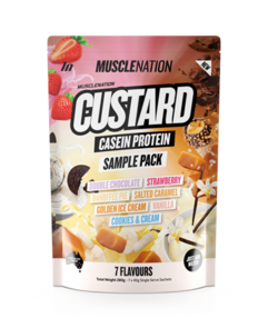 MUSCLE NATION CUSTARD CASEIN PROTEIN